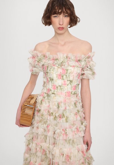 Needle & Thread ROSE LISETTE OFF SHOULDER GOWN - Galajurk - moonshine/pink
