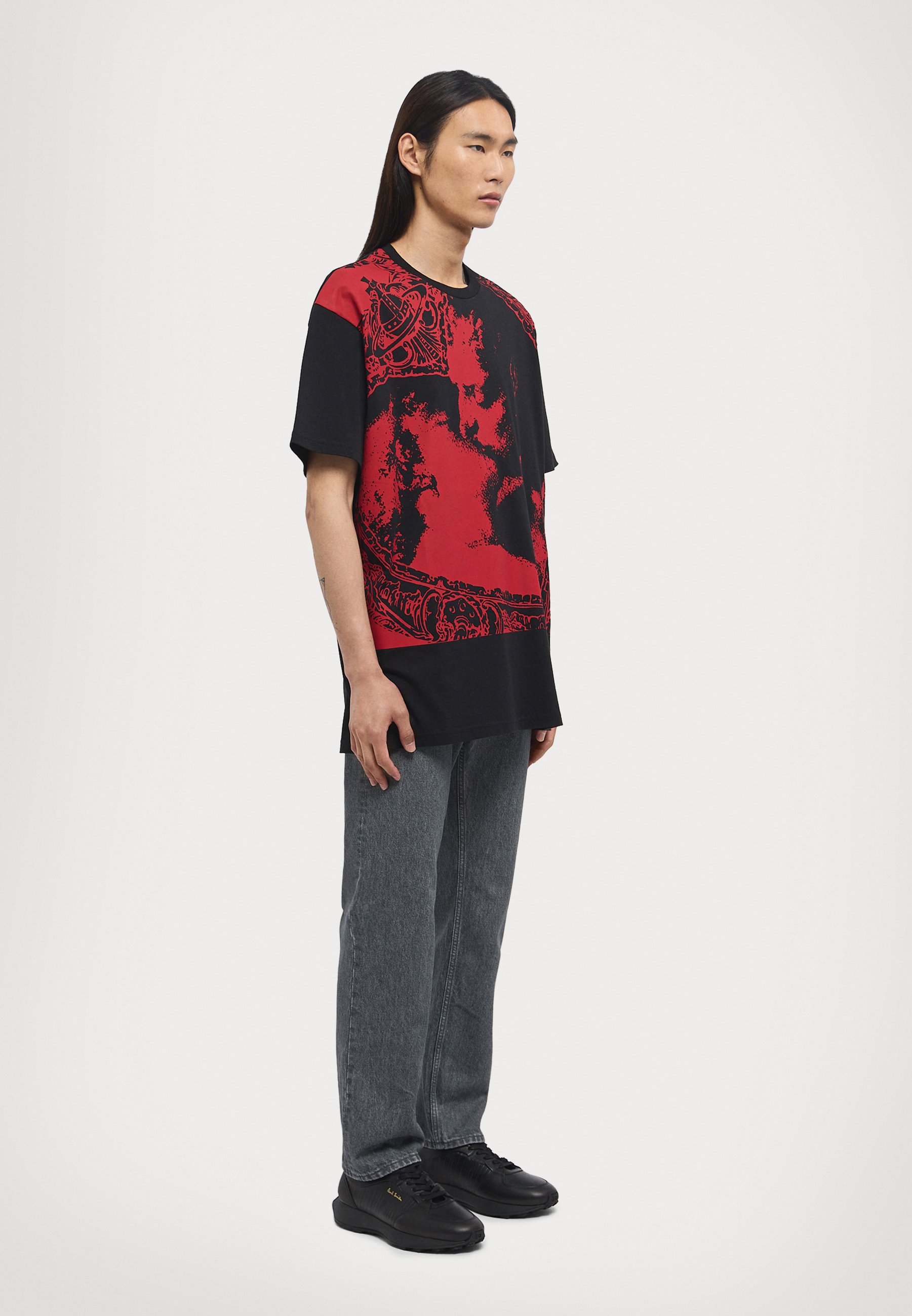 Vivienne Westwood KISS OVERSIZED - Print T-shirt - black
