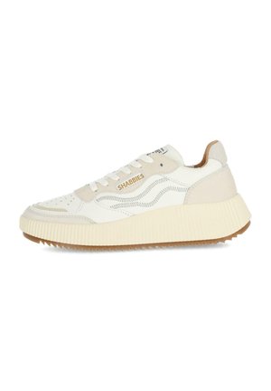 Sneakers laag - white beige