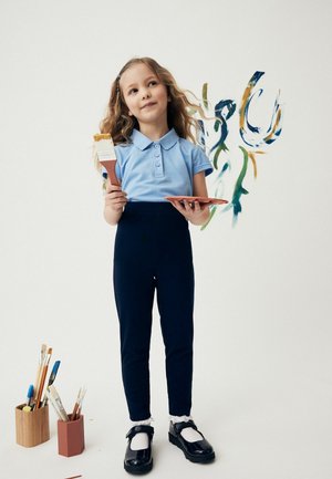 STRETCH - Tracksuit bottoms - navy blue