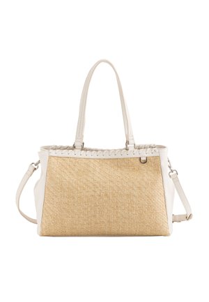Handtasche - beige white