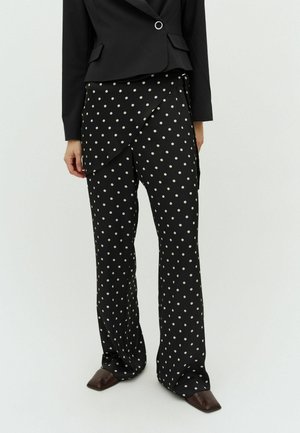 SHERMAN - Nohavice - black sugar dots