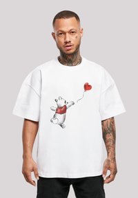 F4NT4STIC DISNEY WINNIE THE POOH & BALLOON - T-shirts med print - white