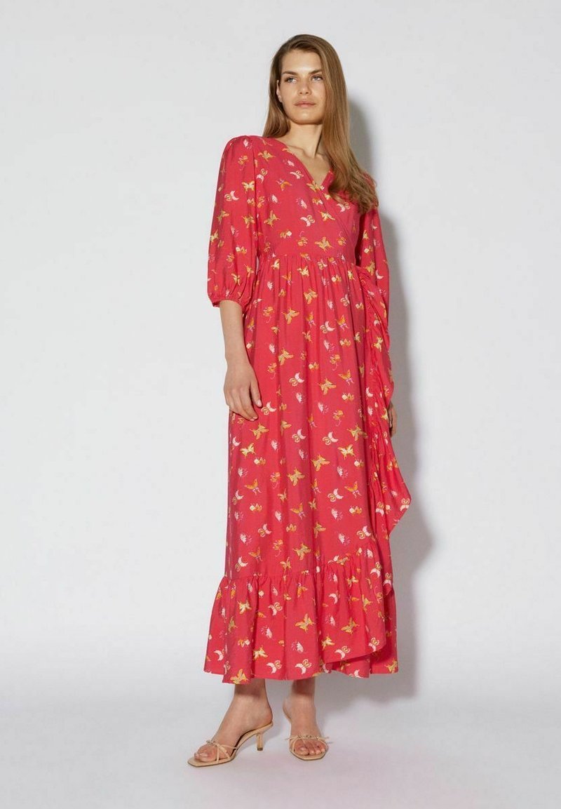 SOMETHINGNEW Maxi-jurk rood