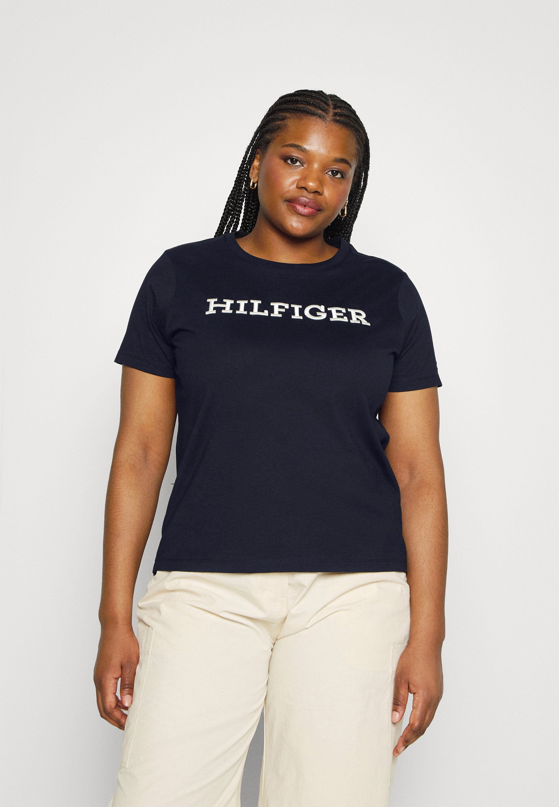 Tommy Hilfiger Curve MONOTYPE - T-Shirt print - desert sky 