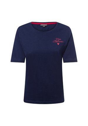 Print T-shirt - marine