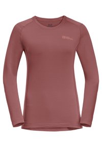 Jack Wolfskin Långärmad tröja - red