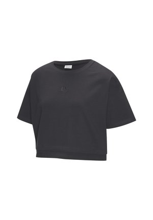 LASCANA, KURZARM - Basic T-shirt - anthrazit