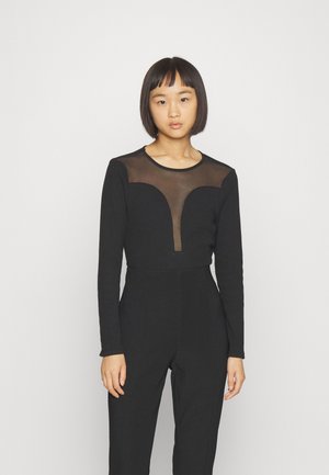 ONLY Petite ONLMIE HEART - Μπλούζα με μακριά μανίκια - black