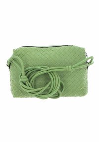 Abro PIUMA KNOTTED BIG - Cross body bag - lime