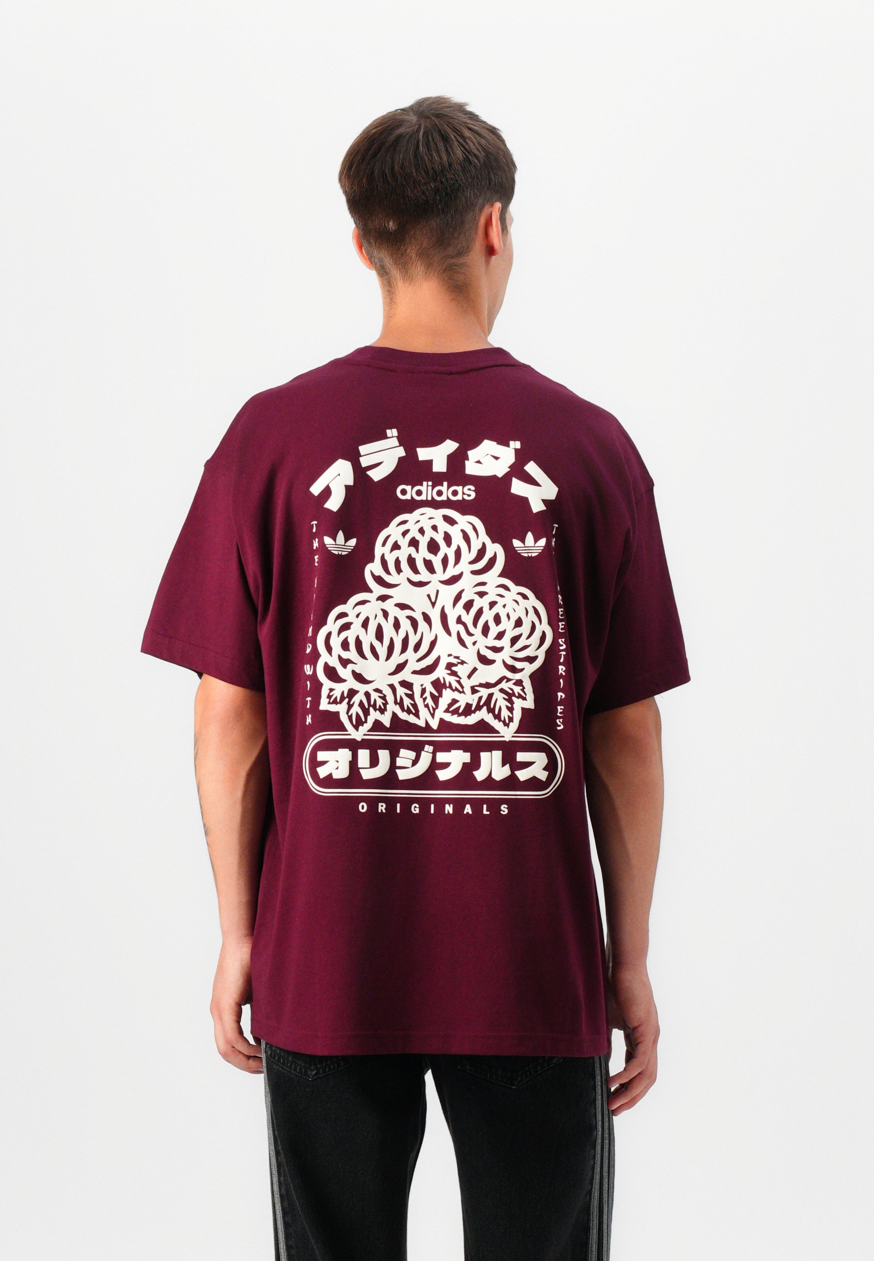 売れ筋商品|||アディダスオリジナルス Tシャツ レディース トップス JAPAN MASCOT TE UNISEX - Print T-shirt - preloved brown adidas Originals JAPAN MASCOT TE UNISEX - Print T-shirt