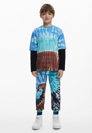 Desigual TIE-DYE LAYERED EFFECT  - Pitkähihainen paita - black