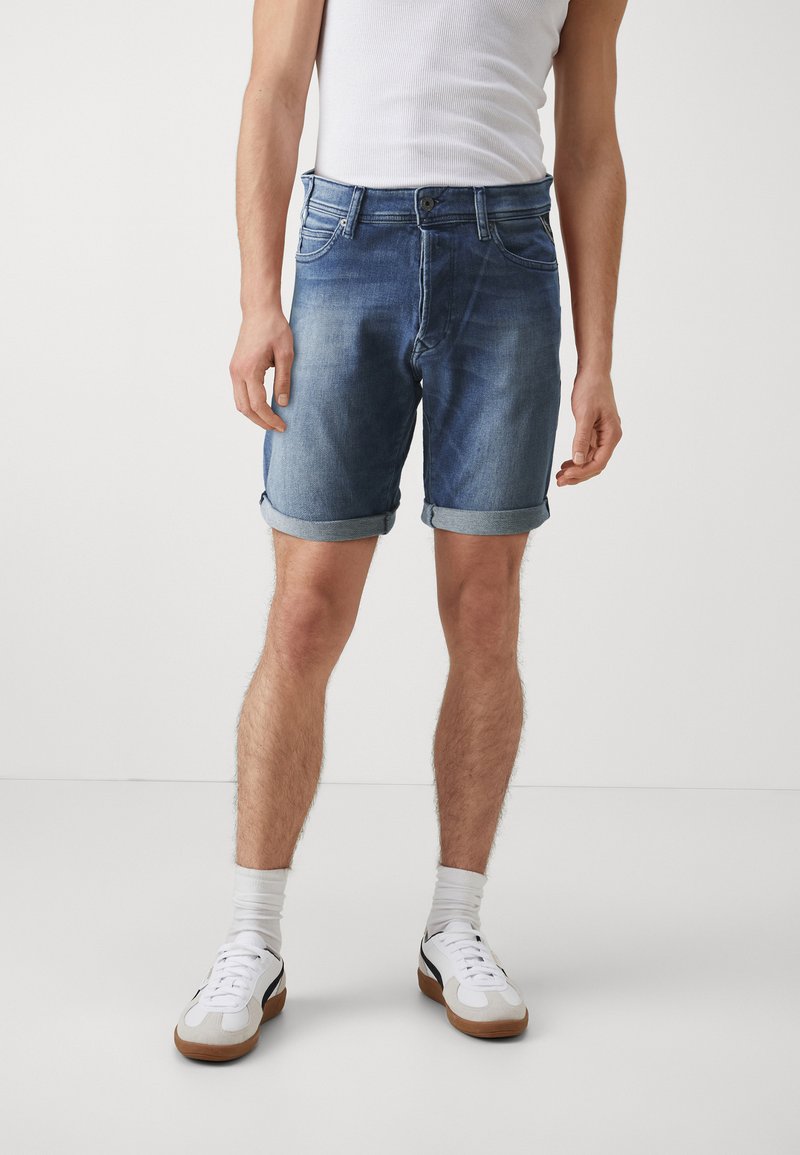 Replay - Jeansshort - medium blue, Vergroten