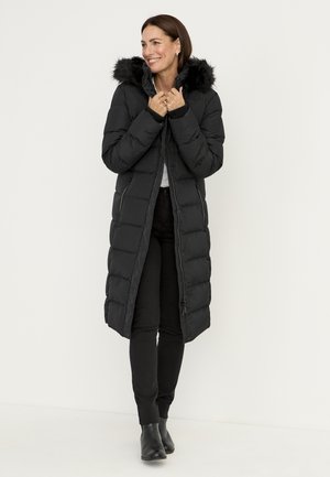 Daunenmantel - black