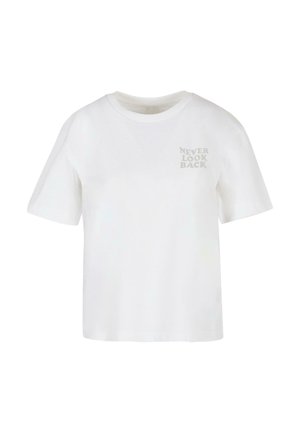 Mister Tee, NEVER LOOK BACK  - Μπλουζάκι με στάμπα - white