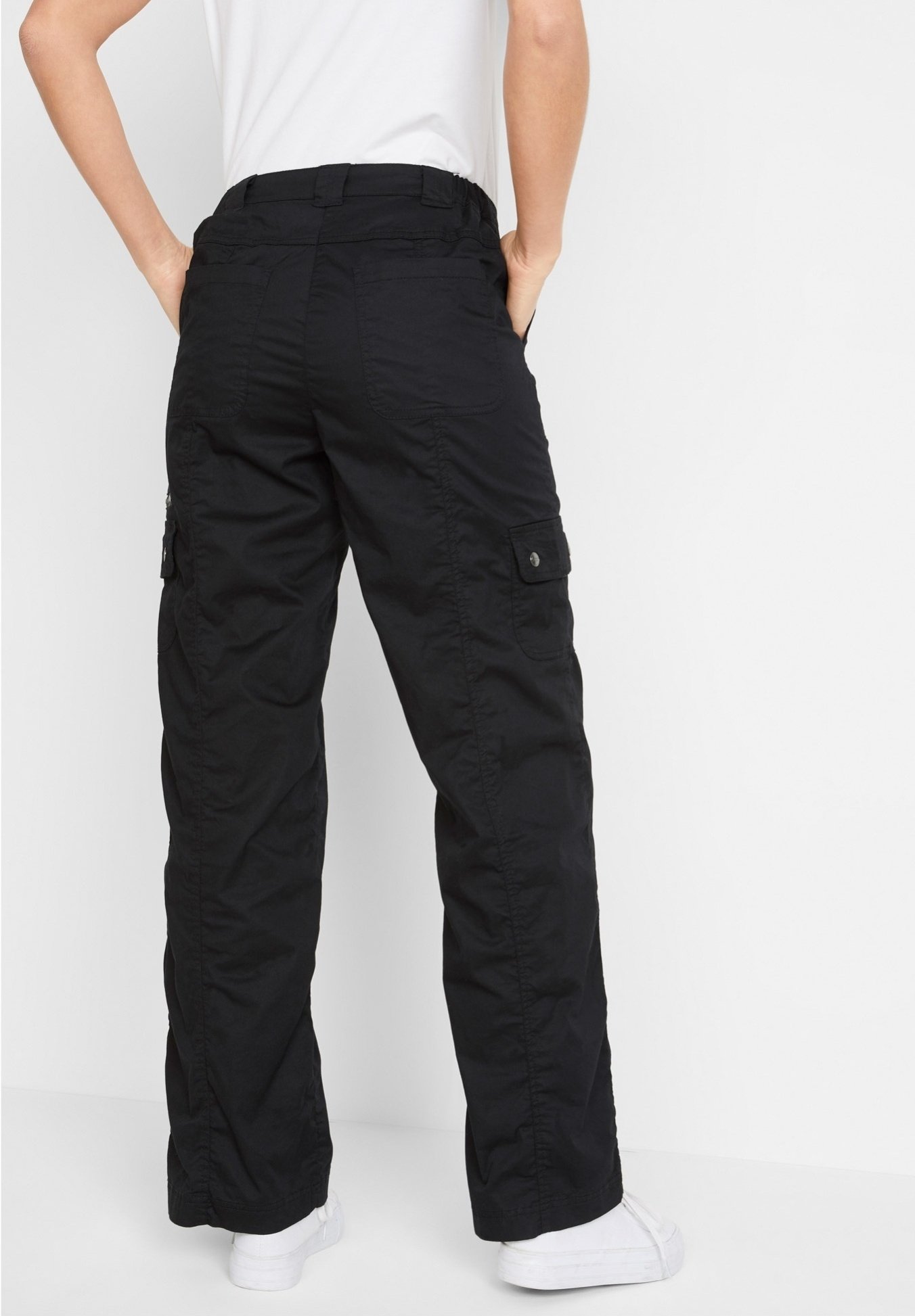 bonprix Pantaloni cargo - schwarz/nero - Zalando