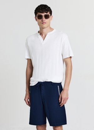 Calliope COULISSE RICAMO TASCA - Shorts - blu navy