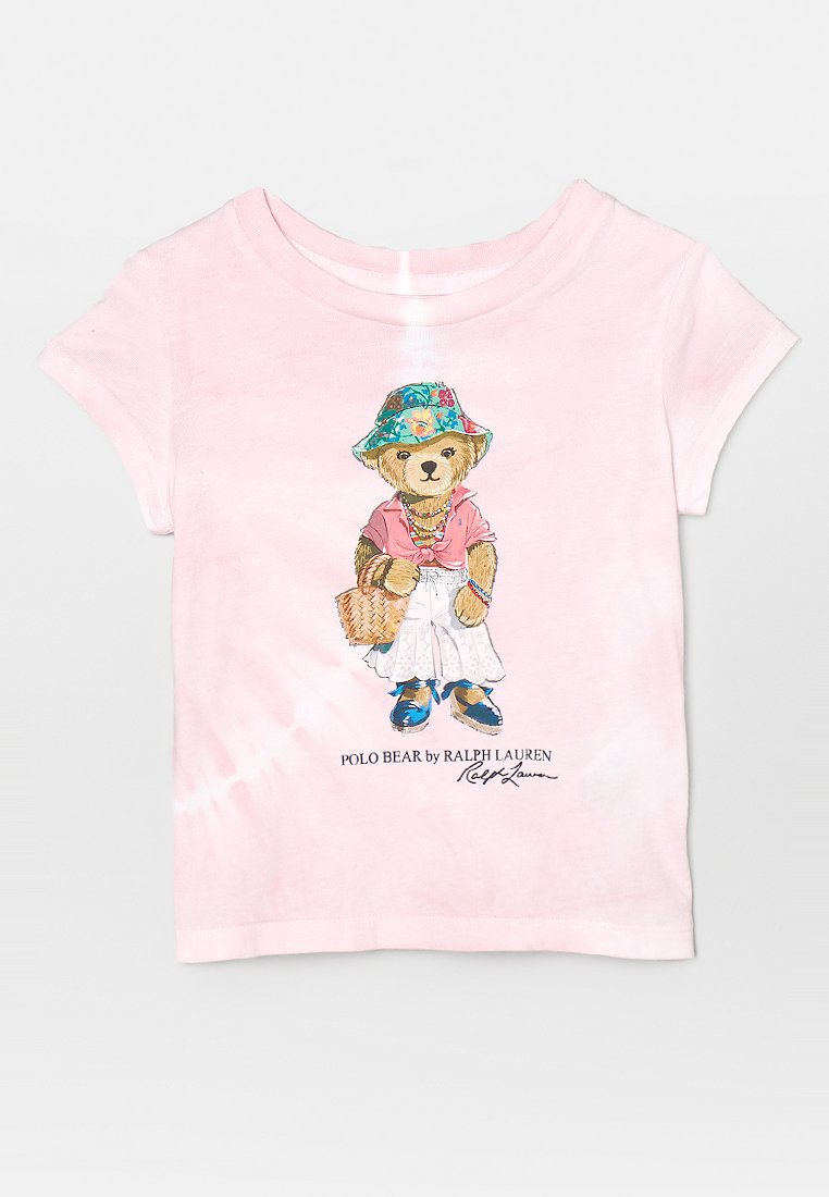 Lauren Ralph Lauren T-shirt print donkerroze