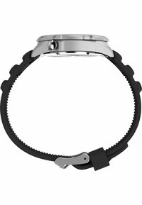 Must musta kellarihm ja tekstuuriga pind, roostevabast terasest korpus, kroon ja hõbedane riistvara. Disain on stiilne ja kaasaegse profiiliga.