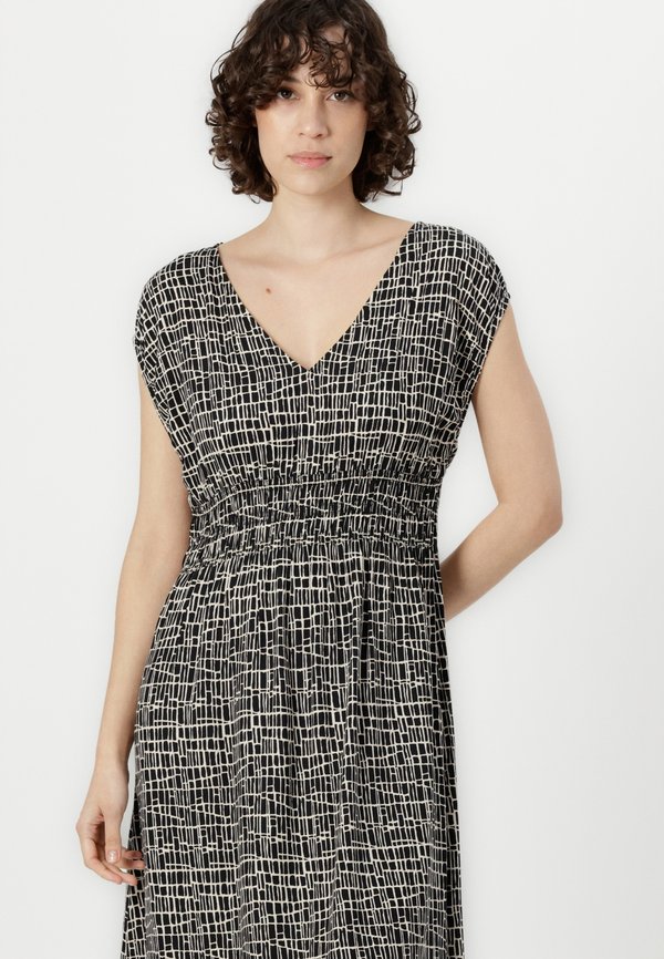 DRESS CRINKLED WITH SMOCKING - Maxi dress4