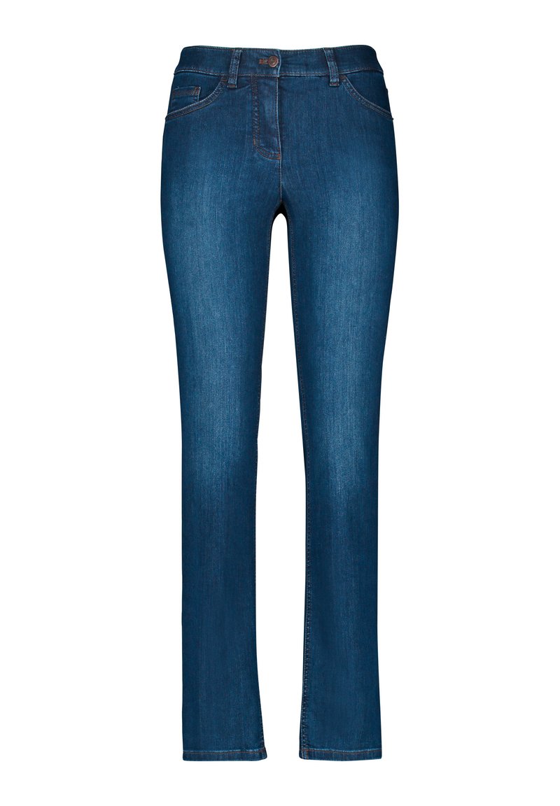 Gerry Weber Slim fit jeans donkerblauw denim