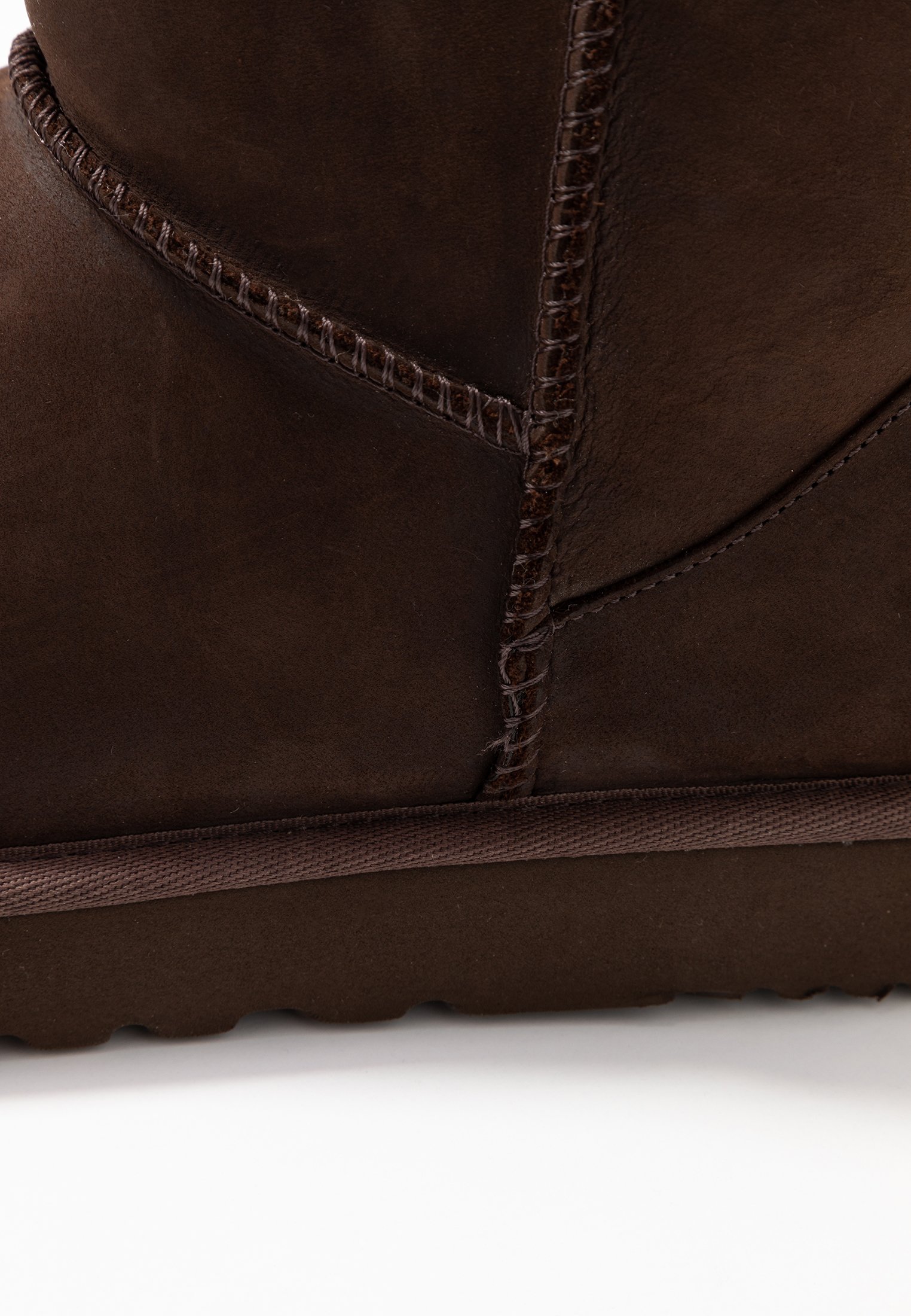 UGG CLASSIC MINI - Korte laarzen - brownstone/donkerbruin - Zalando.nl