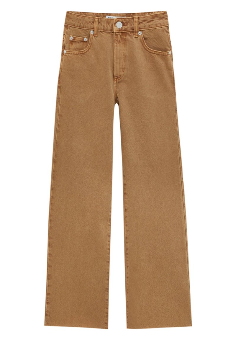 Damen Skinny | PULL&BEAR RELAXED CROPPED Jeans Straight Leg camel - CS86508 Damen Skinny | PULL&BEAR RELAXED CROPPED Jeans Straight Leg camel - CS86508