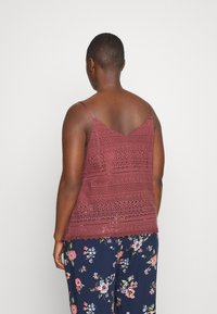 Vero Moda Curve SINGLET - Top - rose brown
