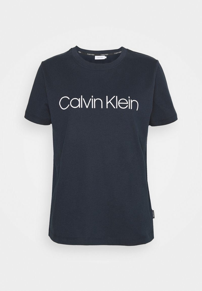 Calvin Klein CORE LOGO - T-shirt estampada - navy