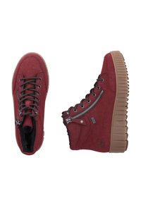 Rieker Bottines à lacets - rot