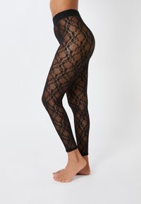 LACY - Legging (type collant) - black
