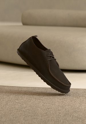 Zign LEATHER - Ležerna obuća s vezicama - dark brown