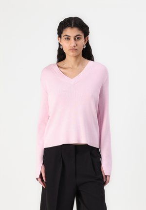 V NECK - Pullover - ballet slipper