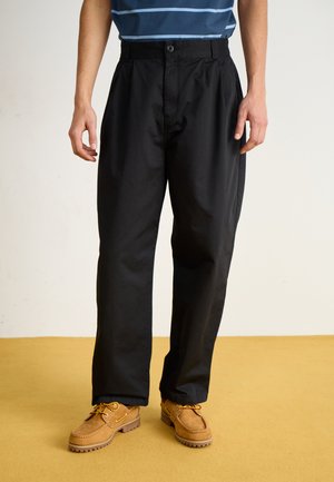 Carhartt WIP MARV PANT LENEXA - Trousers - black stone washed