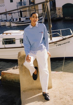 b.young WIDE - Nadrágok - blanc de blanc