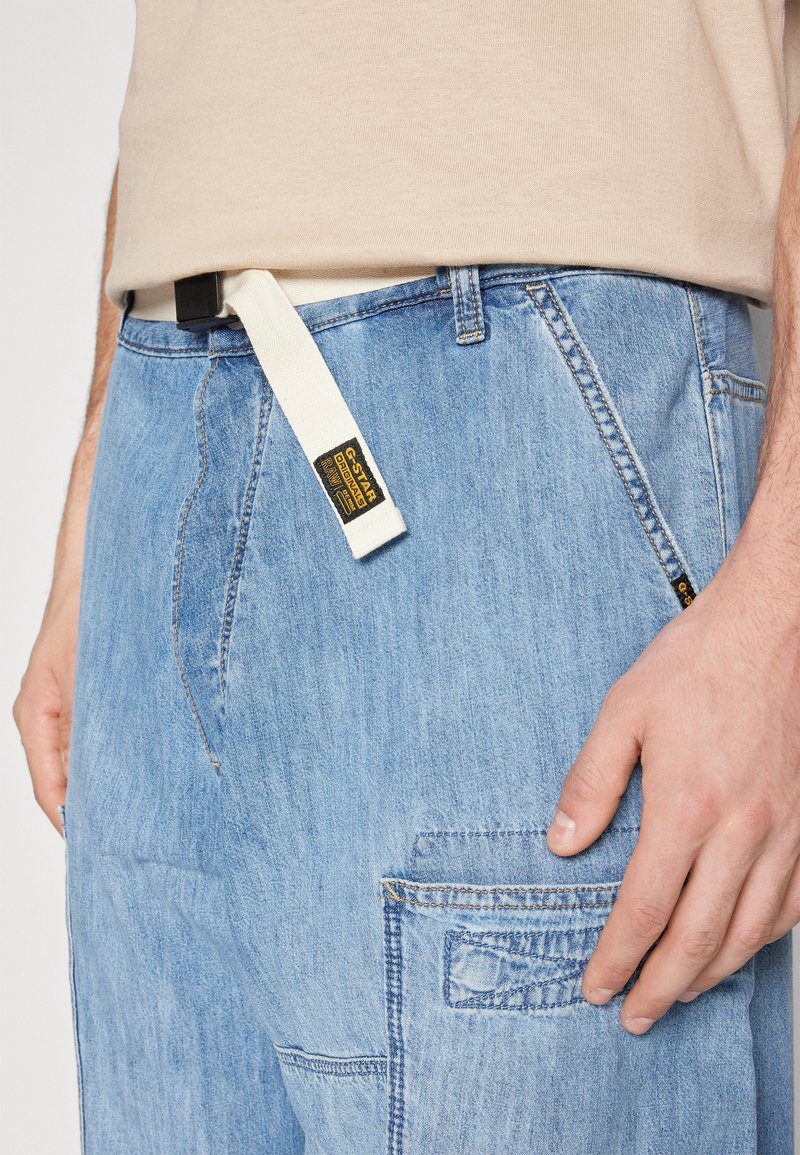 G-Star RAW Men's Jeans Travail 3d Relaxed, blue (Faded Thames D24958-d539-g614), 34 W / 32 L