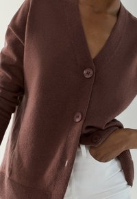 Massimo Dutti Gilet - dark brown