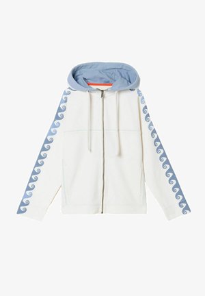 FatFace, REGULAR FIT - SUN GRAPHIC ZIP THROUGH HOODIE . - Sweat zippé - natural