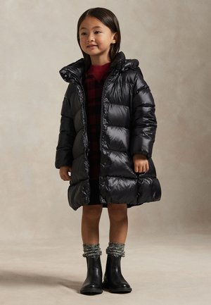 Polo Ralph Lauren, DOWN HOODED LONG JACKET 2-6Y - Dunfrakker - black