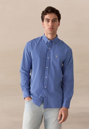 Next, Hemd - blue white