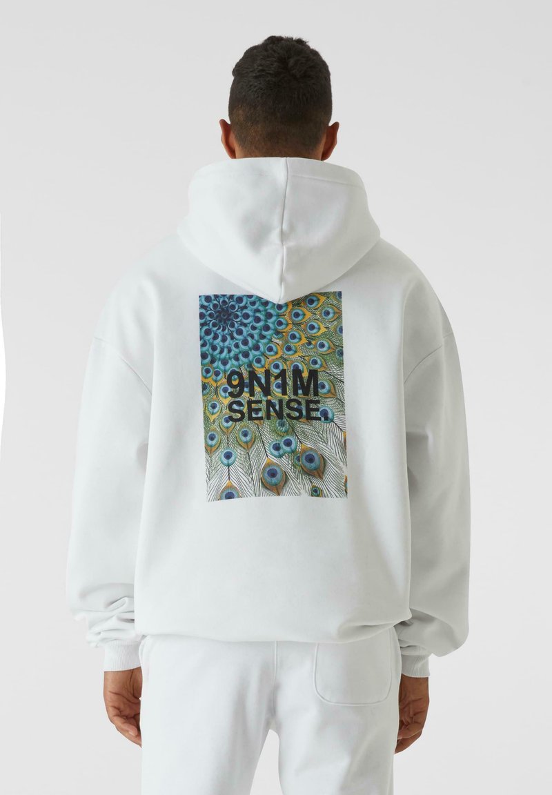 9N1M SENSE FEATHER - Sweat à capuche - white