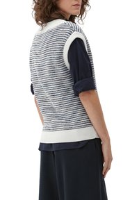 s.Oliver T-shirt print - blau   creme