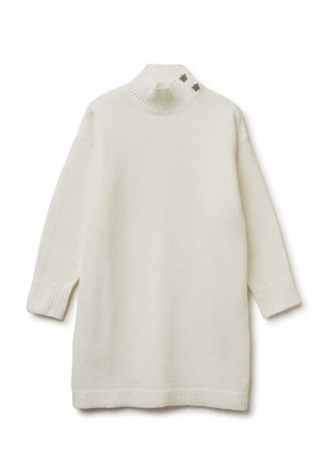 SHORT - Strickkleid - white