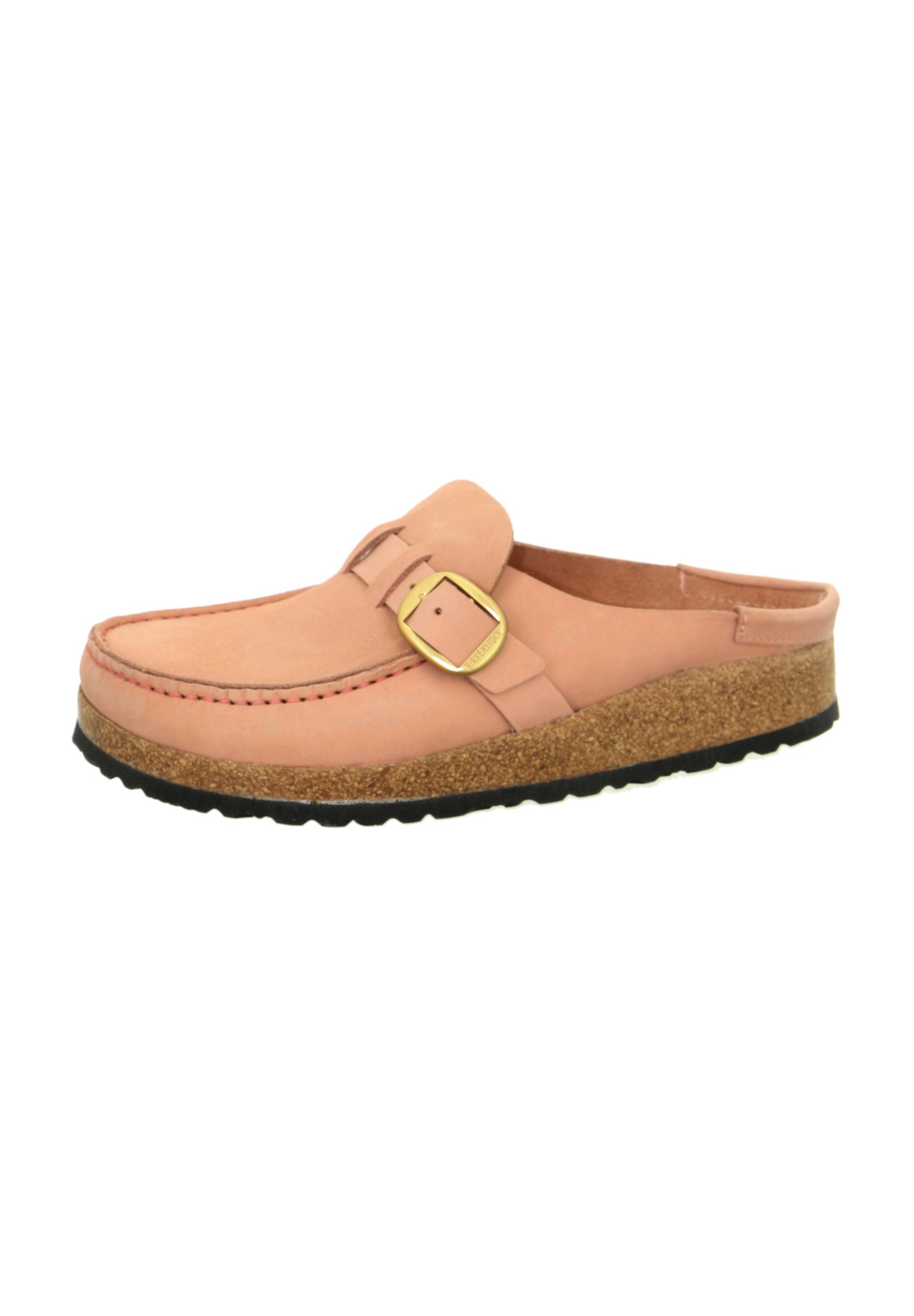 Birkenstock Buckley Shearling Suede Leather Narrow in Soft Pink | NEON  Canada