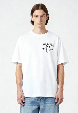 UNISEX HEAVYWEIGHT   - T-shirt con stampa - white