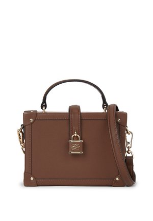 AUTOGRAPH PADLOCK TRUNK - Geantă crossbody - dark friar brown