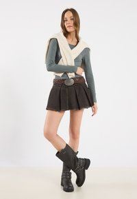 Even&Odd Long sleeved top - balsam green