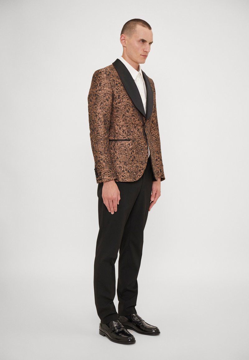 Pal Zileri GIACCA UOMO CON INSERTI - Ülikonnapintsakud - black/gold-coloured
