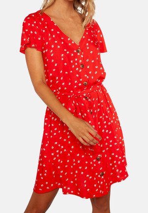 Robe chemise - red