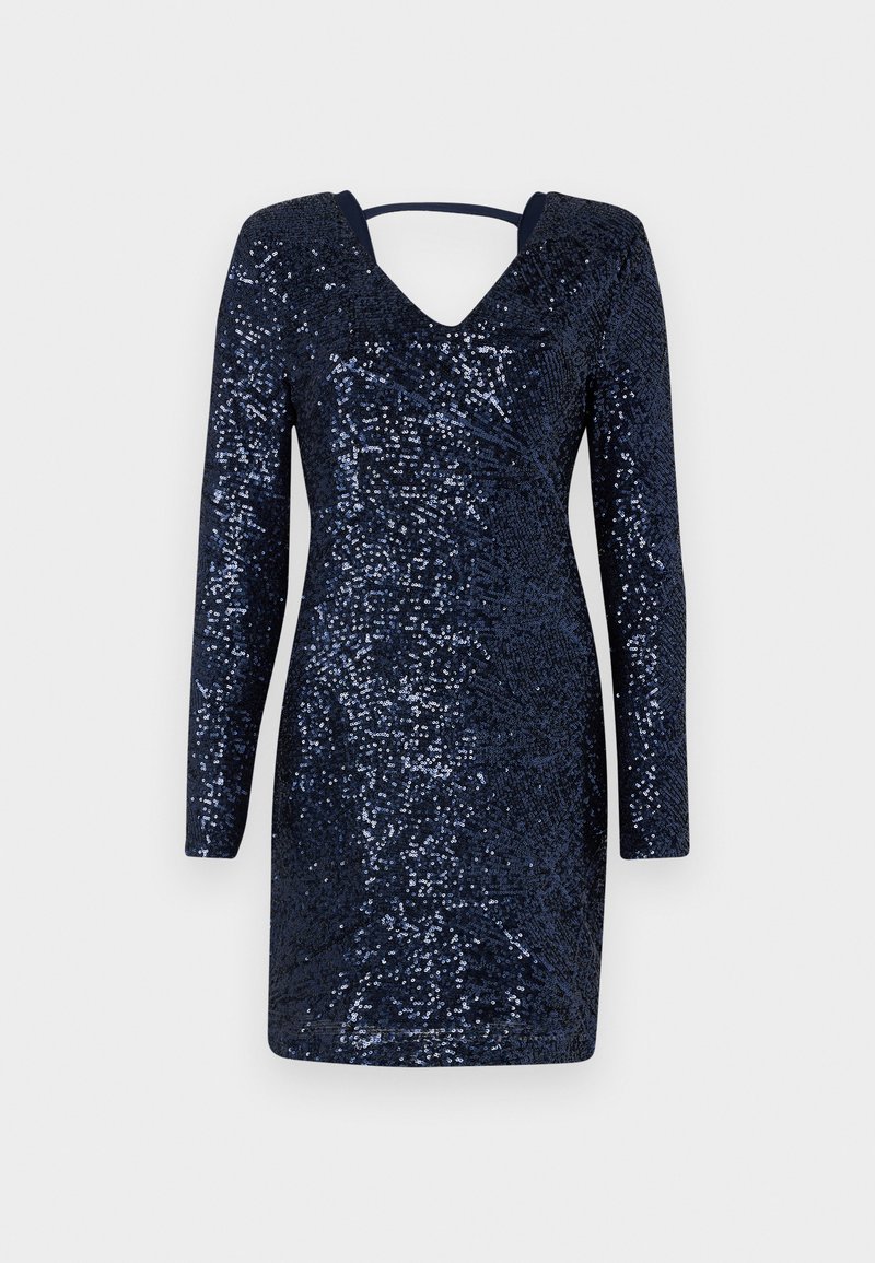 Ichi Cocktailjurk donkerblauw Ichi Cocktailjurk donkerblauw